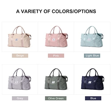 Women's Travel Duffel Bag Gym Weekender Airplane Carry-On