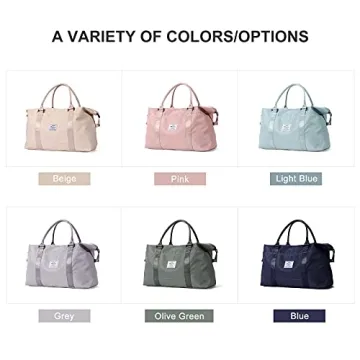 Women's Travel Duffel Bag Gym Weekender Airplane Carry-On