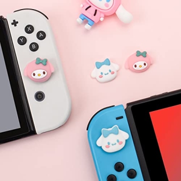 Adorable DLseego Joy-Con Caps for Nintendo Switch - 4PCS