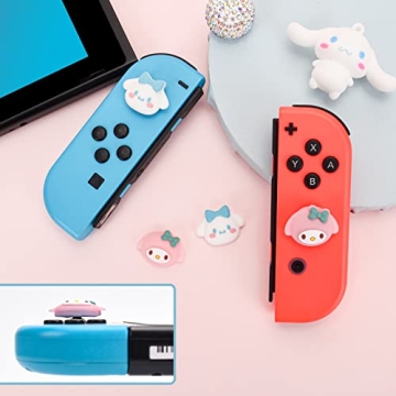 Adorable DLseego Joy-Con Caps for Nintendo Switch - 4PCS