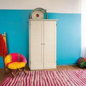 Sauder Harbor View Craft and Sewing Armoire Storage Cabinet