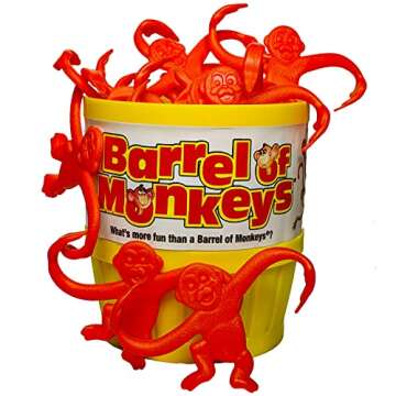 Winning Moves Classic Barrel of Monkeys Fun Game for Kids