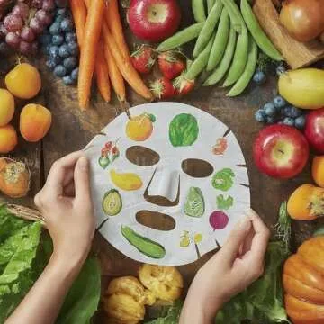 U-NEED 100 pcs Korean Face Sheet Mask (10 Types x 10 pcs) Natural Facial Mask Sheet | Tencel | Skin Care | Made in Korea | Moisturizing & Tightening | Pigment Balancing