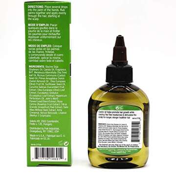 Difeel Premium Castor Plus Tea Tree Oil for Hair Growth