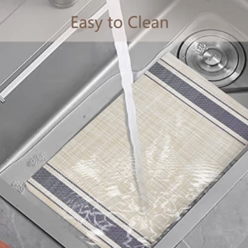 DACHUI Elegant Woven Placemats Set of 6 for Stylish Dining