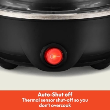 Electric Egg Cooker - 7 Egg Capacity with Auto Shut Off
