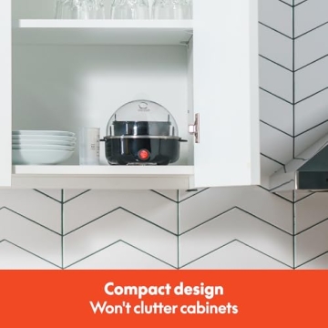 Electric Egg Cooker - 7 Egg Capacity with Auto Shut Off