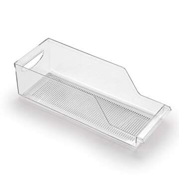 Ettori Soda Can Organizer for Refrigerator Plastic Pantry Organization and Storage for Kitchen,Count...