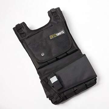 ZFOsports 40LBs Adjustable Weighted Vest for Fitness