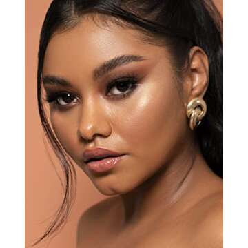 Sigma Beauty GlowKissed Highlight Palette | Highlighted Warm Tones | Glow Vibes, Mirror Included