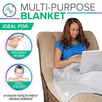 DefenderShield EMF Protection Blanket for Safe Relaxation