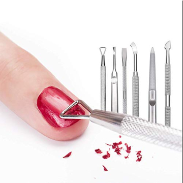 JPNK 6PCS Manicure Set Professional Grooming Kit