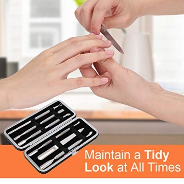 JPNK 6PCS Manicure Set Professional Grooming Kit