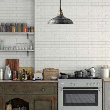 LightInTheBox Rustic Pendant Light Industrial Light Fixture Farmhouse Hanging Lamp Silver Black Island Ceiling Light for Kitchen Island Barn Dining Room Garage