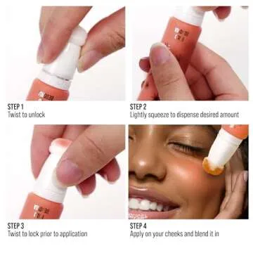 Kiss New York Pearl Liquid Blush, High Pigment Glow