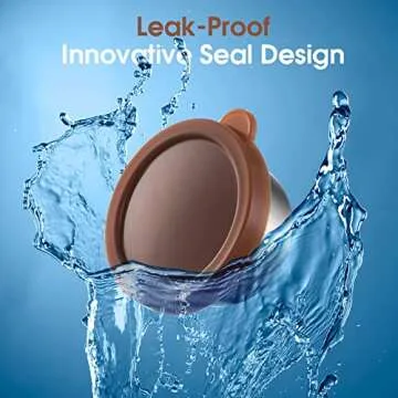 6x1.6 oz Salad Dressing Container To Go, Reusable Condiment Container with Lids, Fits in Bentgo Kids Lunch Box, Premium Silicone, Easy Open, Leakproof, Stainless Steel Small Dipping Sauce Cups