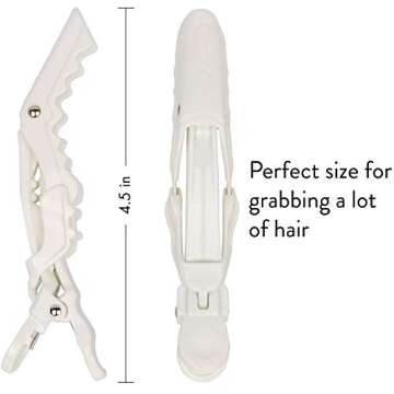 Hair Shop Shark Clip - 10 Pack for Salon Quality Styling