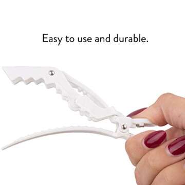 Hair Shop Shark Clip - 10 Pack for Salon Quality Styling
