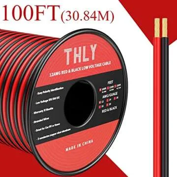 100FT 12 Gauge Electrical Wire for Automotive and Lighting