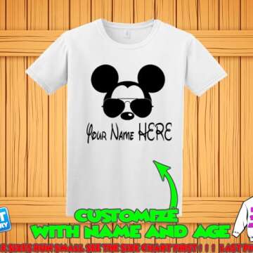 Family matching custom t-shirts, Family vacation shirts,Mickey Minnie Personalized shirt, Personalized Shirts for Family