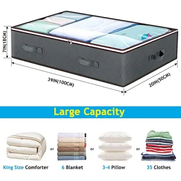 90L Under Bed Storage Bags for Smart Organization
