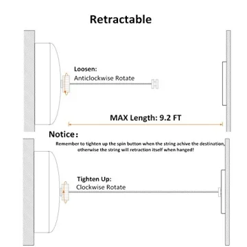 BESy Retractable Clothesline for Efficient Indoor Drying Solutions