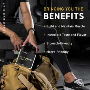 Kaged Whey Protein Isolate Powder | Vanilla | 100% Pure Low Lactose Whey | Post Workout Recovery Dri...