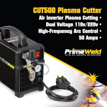 PrimeWeld 50A Plasma Cutter - Dual Voltage Cutting Solutions