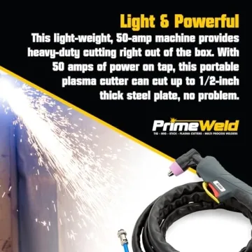 PrimeWeld 50A Plasma Cutter - Dual Voltage Cutting Solutions