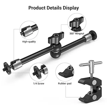 SMALLRIG 9.8" Magic Arm with Versatile Super Clamp for Cameras