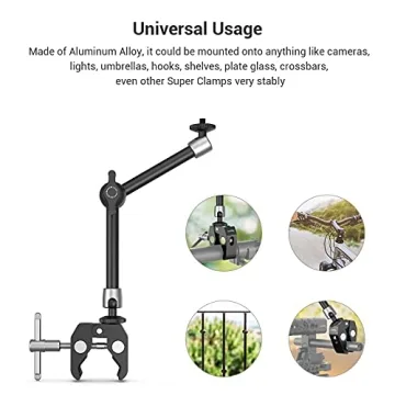 SMALLRIG 9.8" Magic Arm with Versatile Super Clamp for Cameras