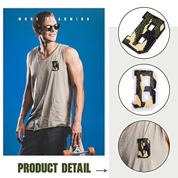 Waydress 26 Pcs Chenille Letter Patches for Creative DIY Projects