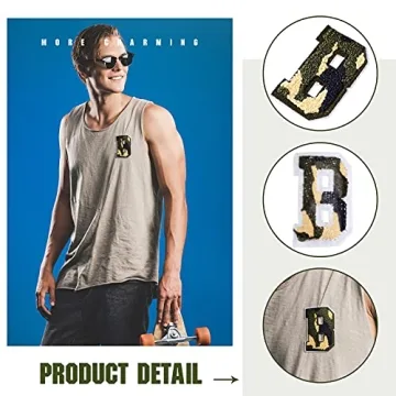 Waydress 26 Pcs Chenille Letter Patches for Creative DIY Projects