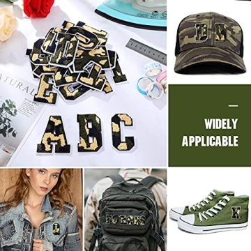 Waydress 26 Pcs Chenille Letter Patches for Creative DIY Projects