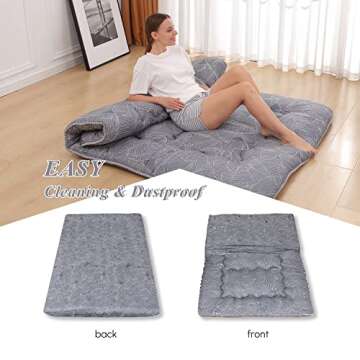 XICIKIN Twin Japanese Floor Mattress Portable Comfort