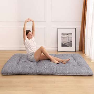 XICIKIN Twin Japanese Floor Mattress Portable Comfort