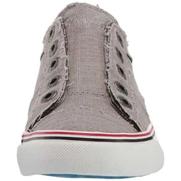 Blowfish Malibu Women's Play Slip On Sneaker - Grey - Comfortable Fashion Footwear
