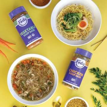 Fody Foods Chicken & Vegetable Soup Base | Natural Flavor | Low FODMAP Certified | Gut Friendly No Onion No Garlic | IBS Friendly Kitchen Staple | Gluten Free Lactose Free | 10.6 Ounce, Pack of 2