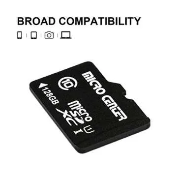 INLAND 128GB MicroSDXC Card with Adapter for Ultimate Storage