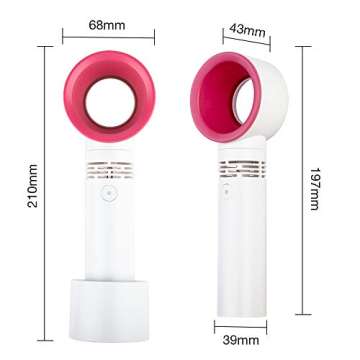 Portable Bladeless Fan - USB Mini Handheld Cooling Fan