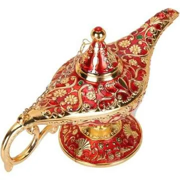 WEISIPU Aladdin Vintage Genie Lamp for Home Decor