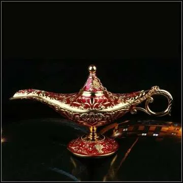 WEISIPU Aladdin Vintage Genie Lamp for Home Decor