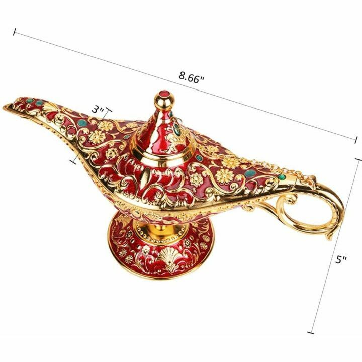 WEISIPU Aladdin Vintage Genie Lamp for Home Decor
