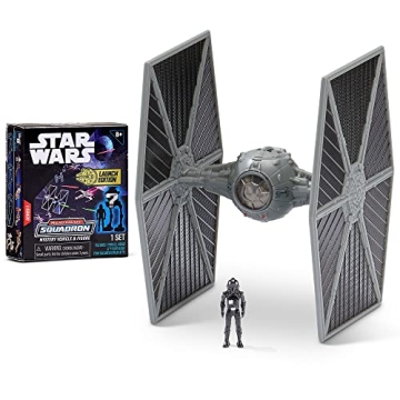 STAR WARS Micro Galaxy Squadron TIE Fighter Mystery Bundle - 3-Inch Light Armor Class Vehicle and Sc...