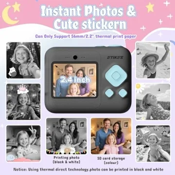 Kids Instant Print Camera for Creative Fun