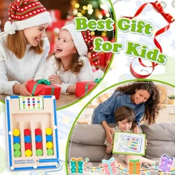 Montessori Magnetic Wooden Toys for Kids Aged 3-7