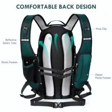 Lightweight 18L Hydration Backpack with Bladder