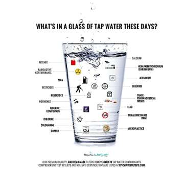 Epic Water Filters Smart Shield. Under Sink Water Filter, Inline NSF 53 Water Filter. Direct Connect DIY Install for Under Sink. Tap Water Filtration System. No Water Wasted