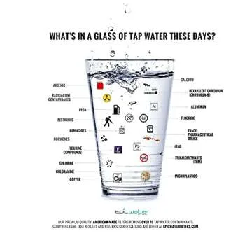 Epic Water Filters Smart Shield. Under Sink Water Filter, Inline NSF 53 Water Filter. Direct Connect DIY Install for Under Sink. Tap Water Filtration System. No Water Wasted