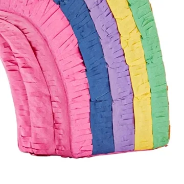 Rainbow Pinata for Kids Party Decorations Under 3 Feet